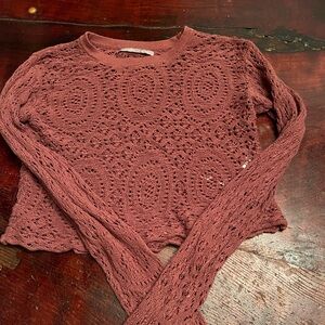 Rubbish Knit crop top